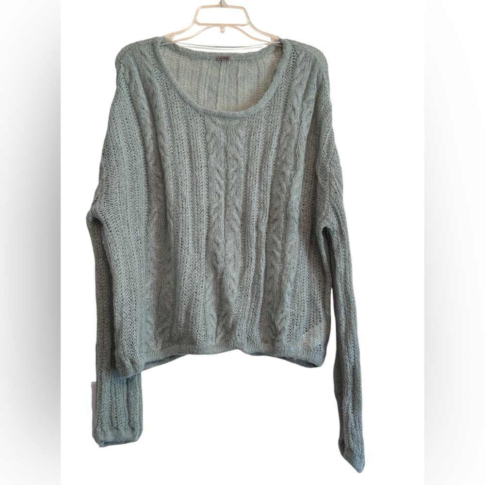 Free People Angel Soft Sweater Mint Green